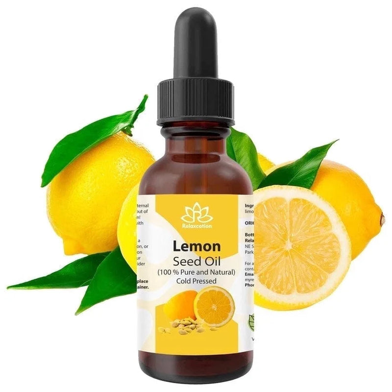 Lemon Seed Oil – Cold-Pressed Lightweight Moisturizing Carrier Oil by  | 0.5 Fl Oz