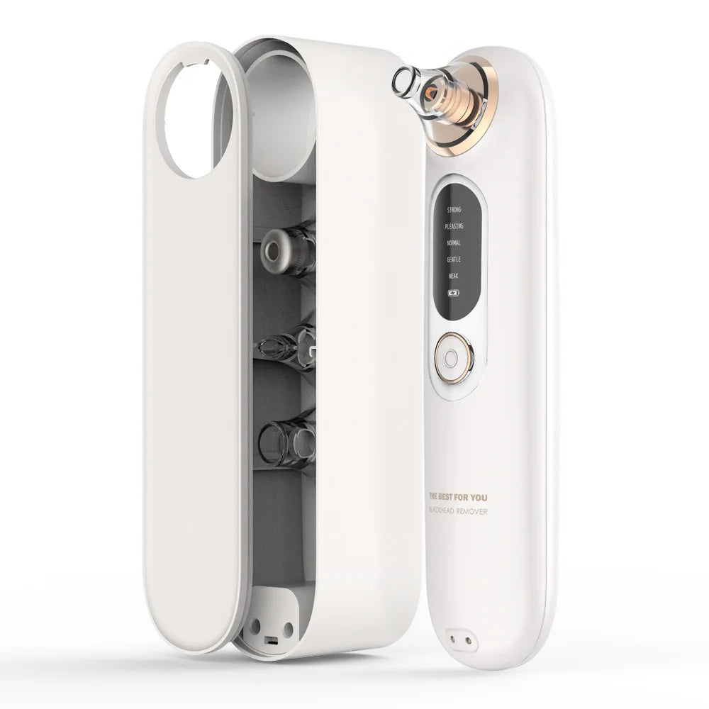 Electric Blackhead Remover Vacuum Pore Cleaner Comedone Extractor Facial Suction Tool for Deep Cleansing and Skincare